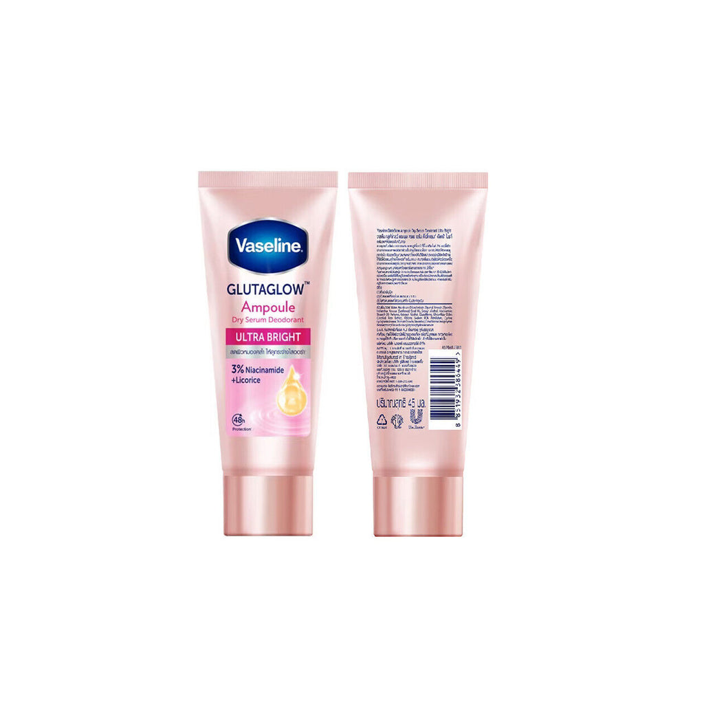 A Product of Vaseline Dry Serum GlutaGlow Ampoule Deodorant Ultra Bright