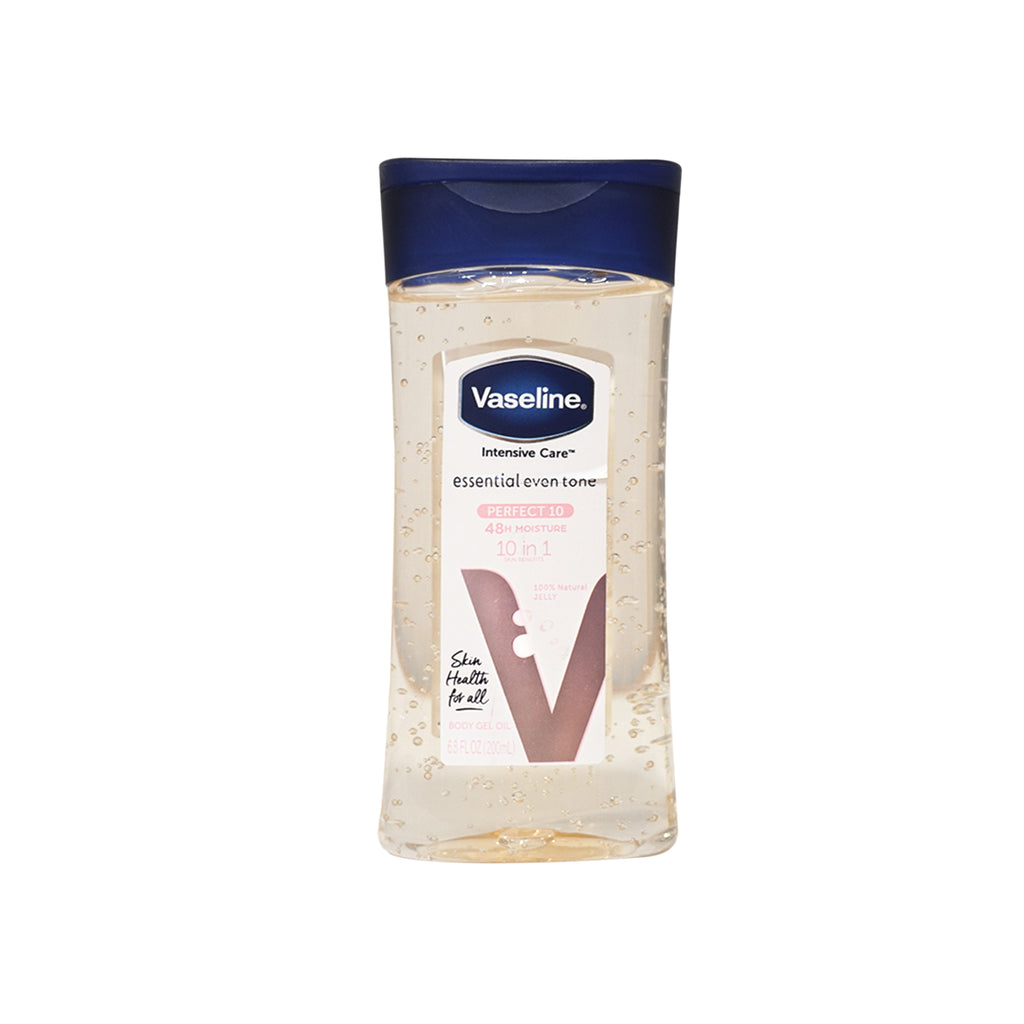 A Product of Vaseline Essential Even Tone Body Gel Oil