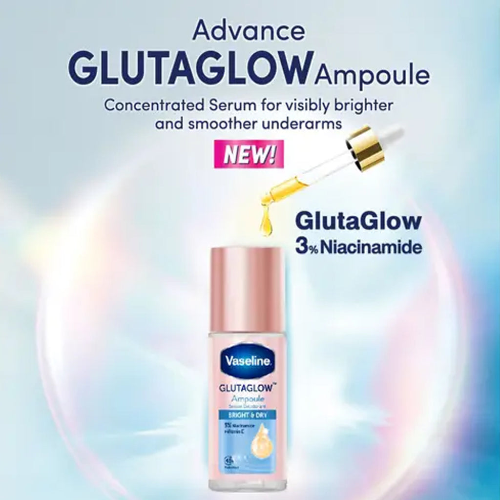 The Key Benefits of Vaseline Gluta Glow Ampoule Serum Deodorant Bright & Dry Roll-on
