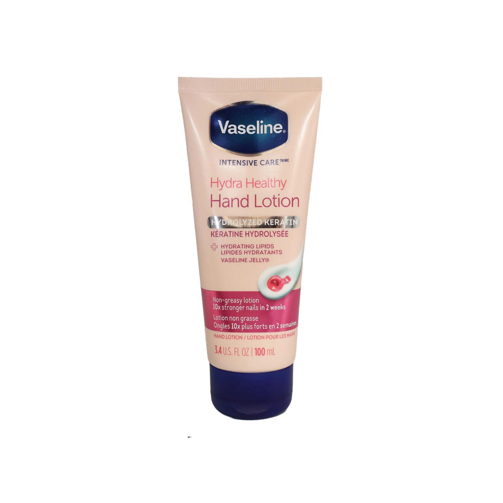 The Product of Vaseline Hydra Healthy Hand Lotion Hydrolyzed Keratin