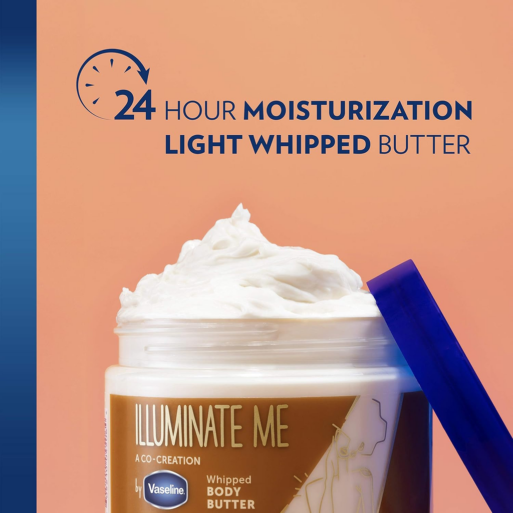 Key Benefits of Vaseline Illuminate Me Whipped Body Butter