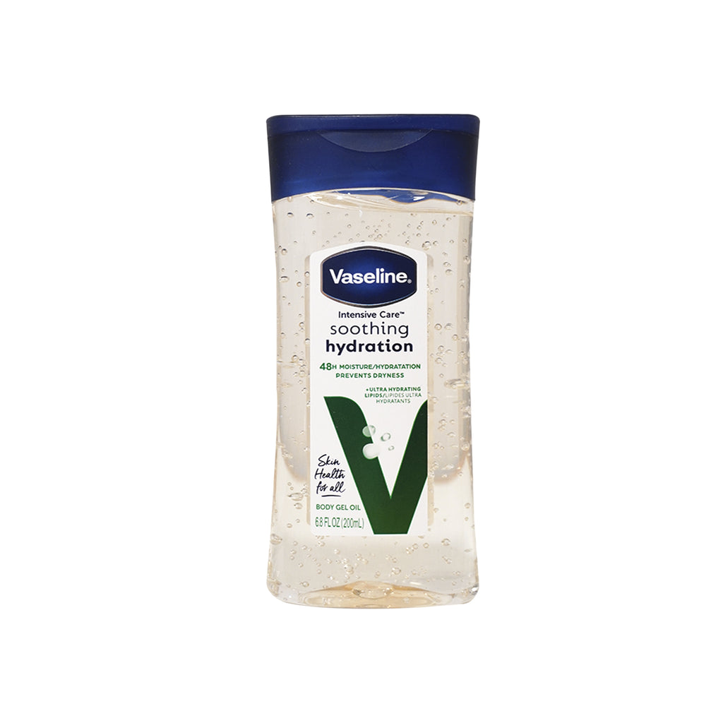 A Product of Vaseline Soothing Hydration Body Gel Oil 