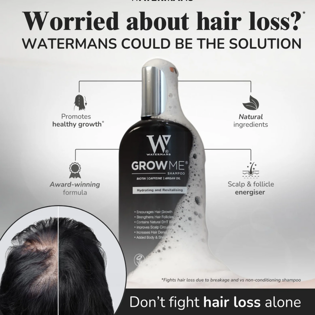 Advantages of Watermans Grow Me Shampoo