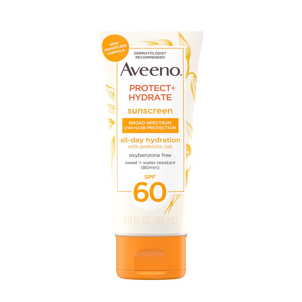 Aveeno Protect + Hydrate Face Sunscreen With Broad Spectrum Spf 60 - 88ml