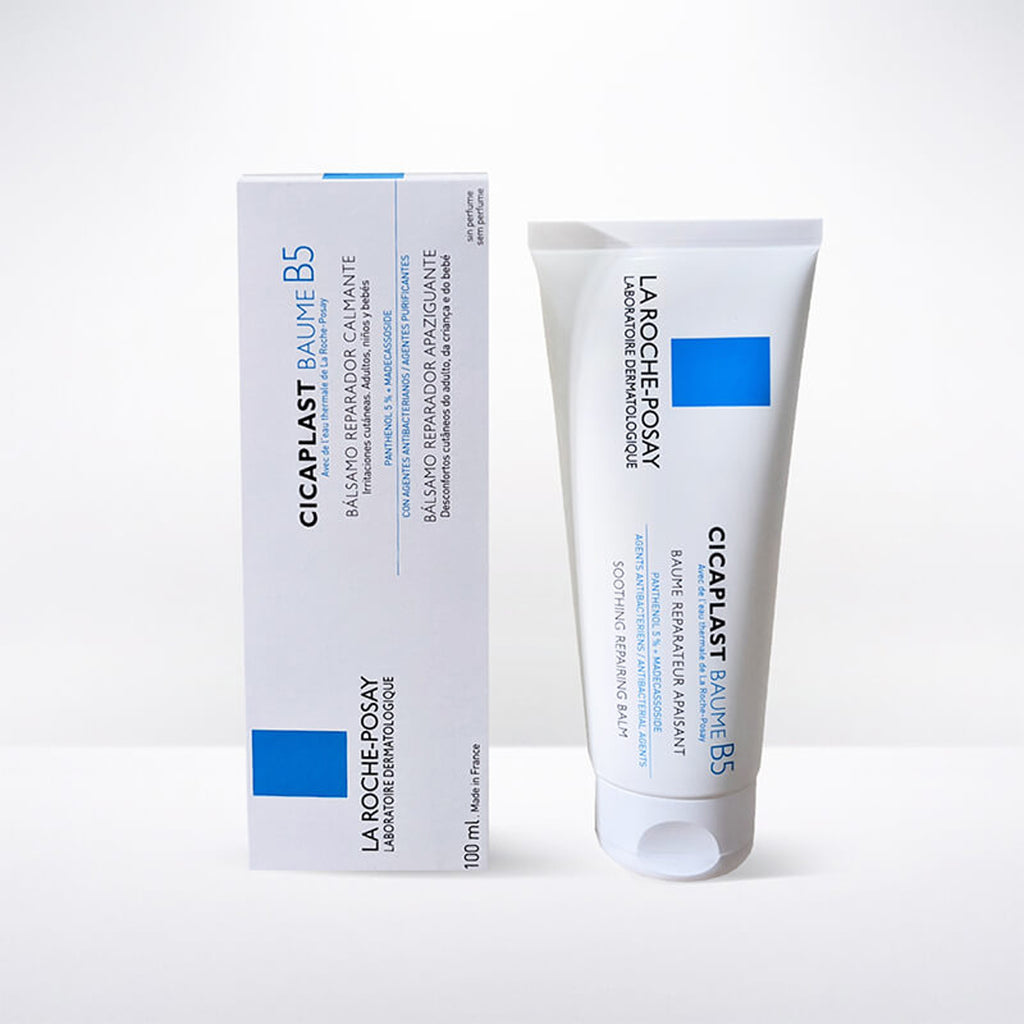 La Roche-Posay Cicaplast Baume B5 Soothing Repairing Balm - 40ml tube on a white background.