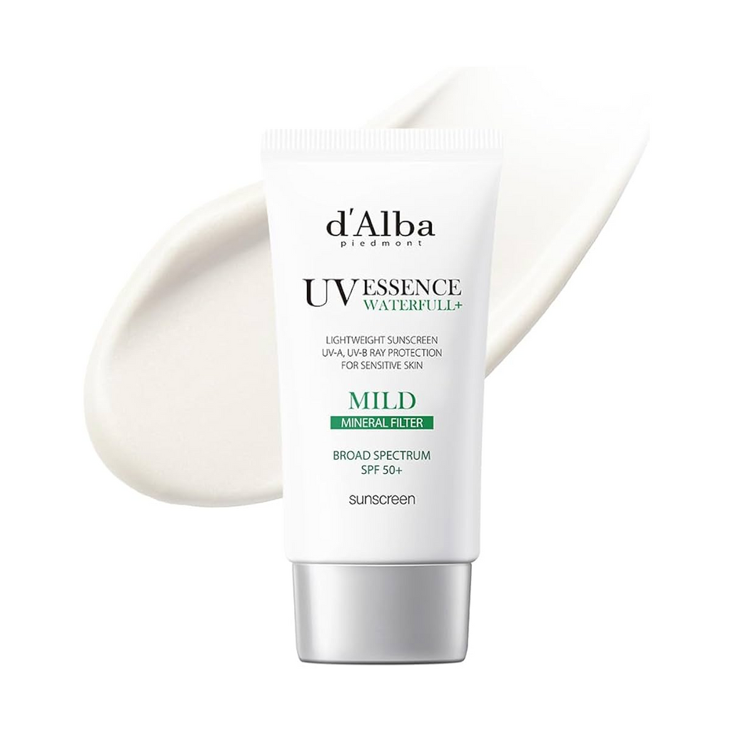 The product of d'Alba UV Essence Mineral Sun Cream SPF50+