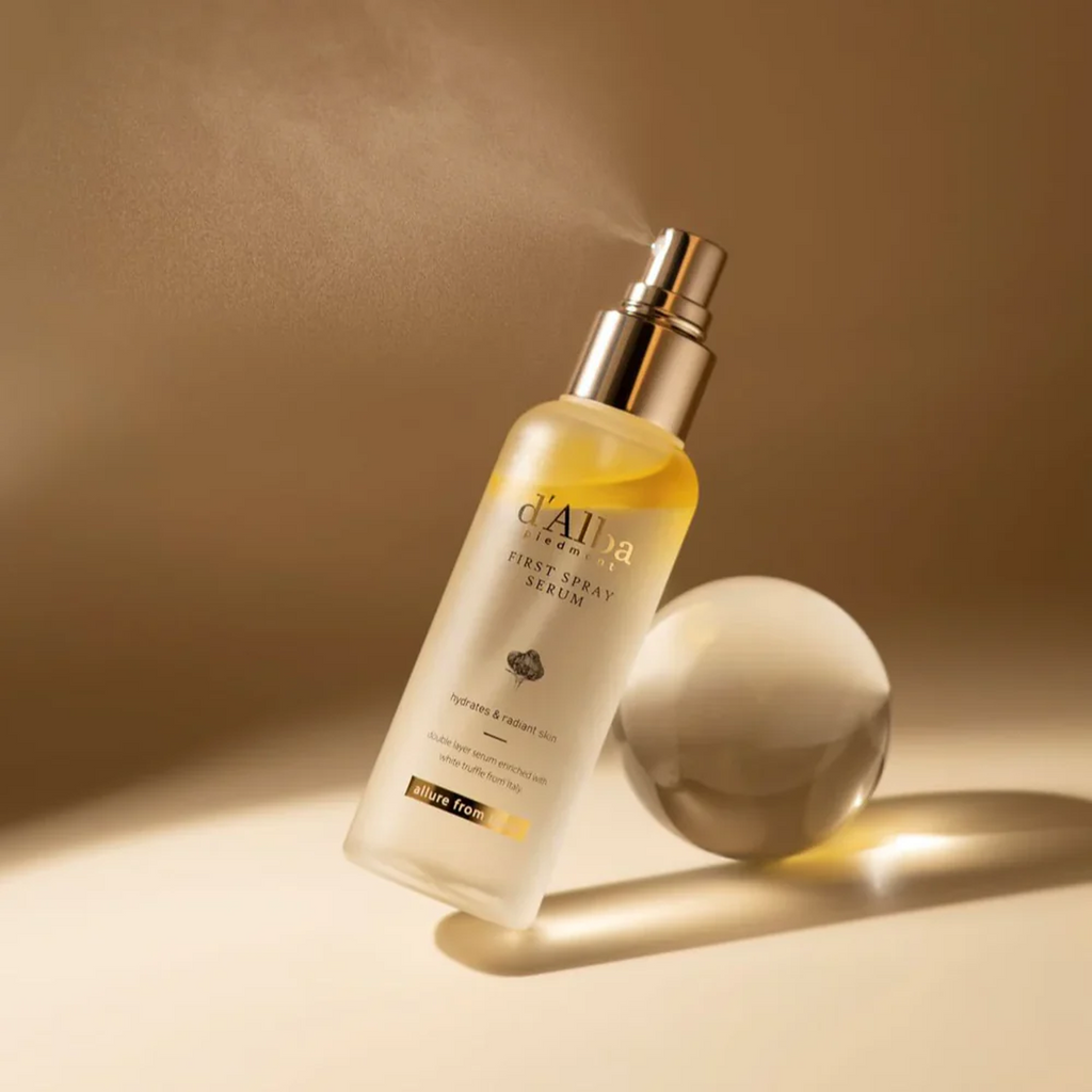 d'Alba White Truffle First Spray Serum available on Qasr Jamal Store