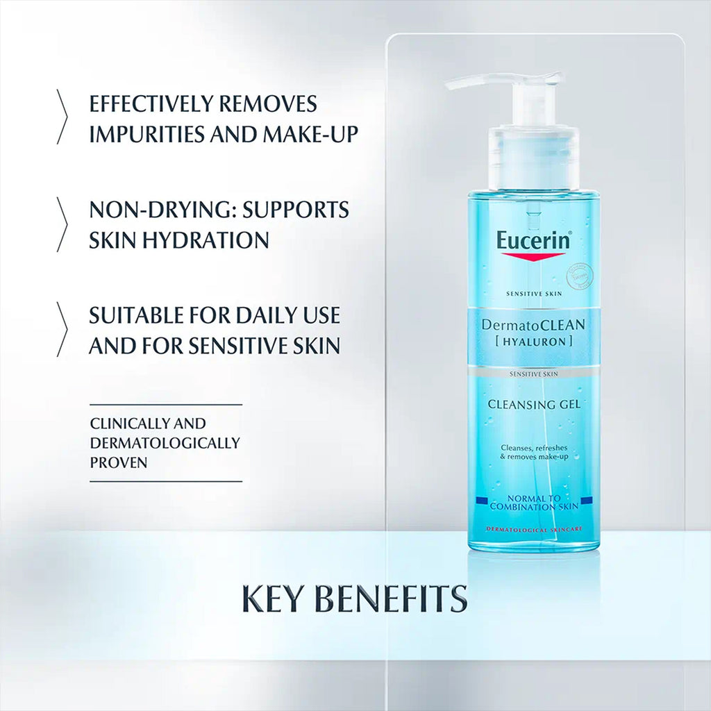 Eucerin DermatoCLEAN [HYALURON] Cleansing Gel-200ml