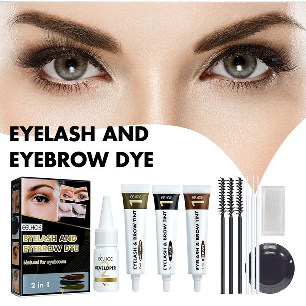 Eelhoe Eyebrow And Eyelash Dye  Kit 2-in-1