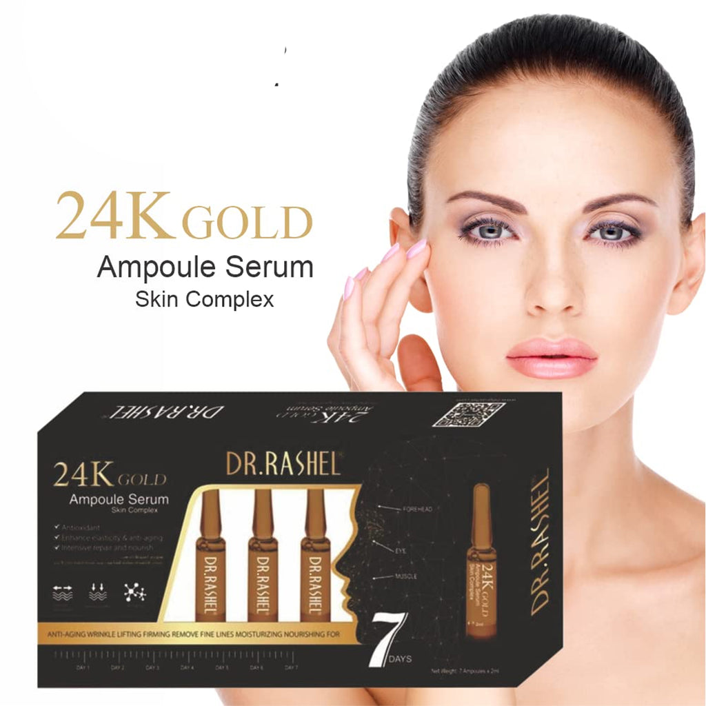 Dr.Rashel Skin Care 24K Gold Ampoule face Serum 2ml x 7pcs