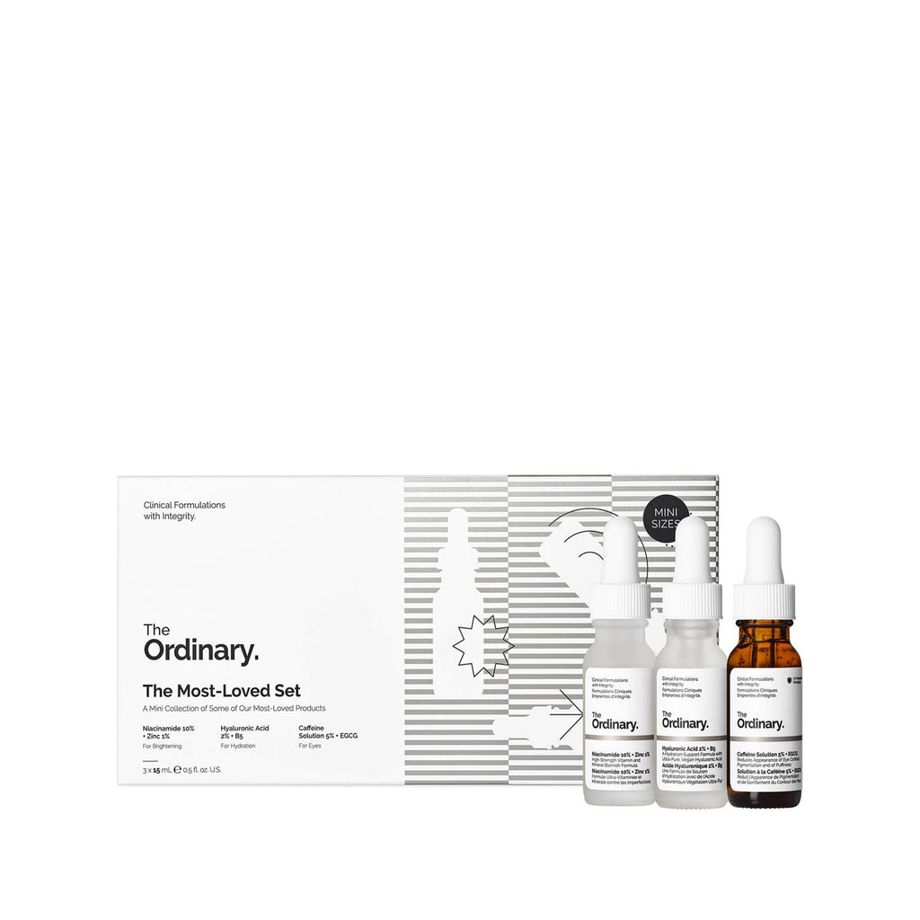 The Ordinary The Most-Loved Set - A curated collection of skincare essentials. 