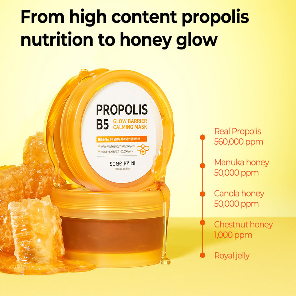 Some By Mi Propolis B5 Glow Barrier Calming Mask - Key Benefits