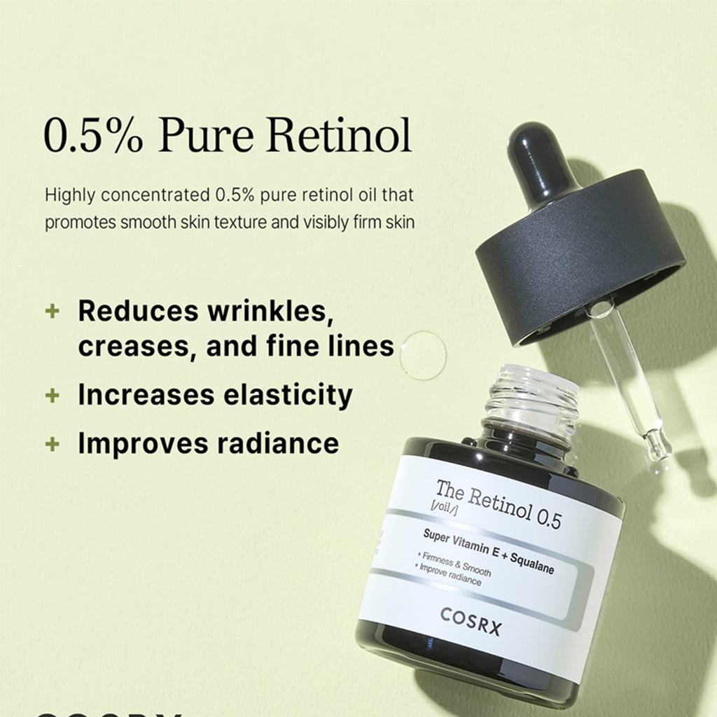 Cosrx The Retinol 0.5 Oil For Young And Smooth Skin - 20 ml