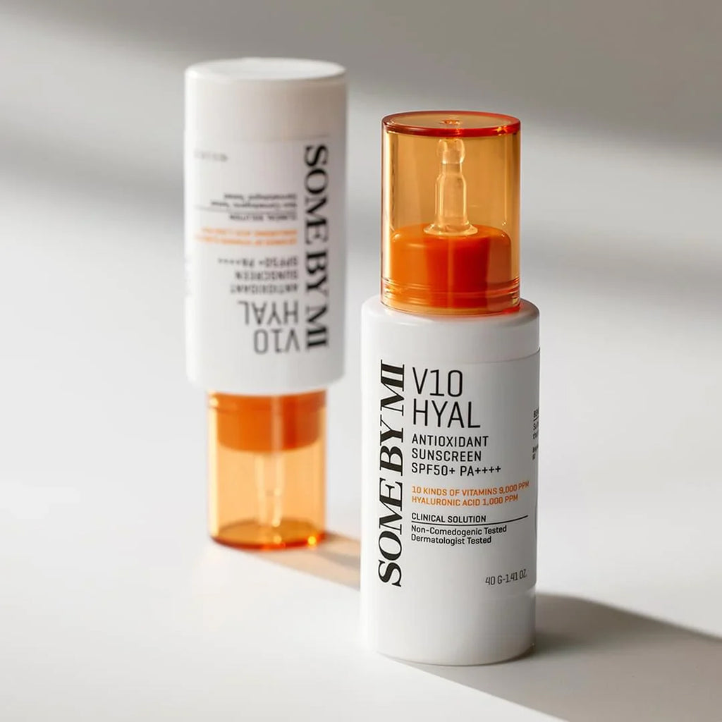 Some By Mi V10 Hyal Antioxidant Sunscreen SPF50+PA++++ - Qasr Jamal