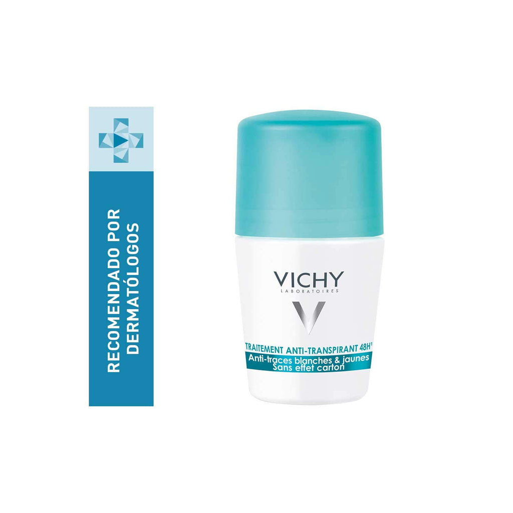 Vichy 48hr Anti-Perspirant Roll On - No White Marks 