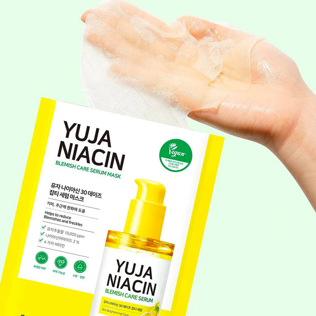 Some By Mi Yuja Niacin Blemish Care Serum Mask- Qasr Jamal