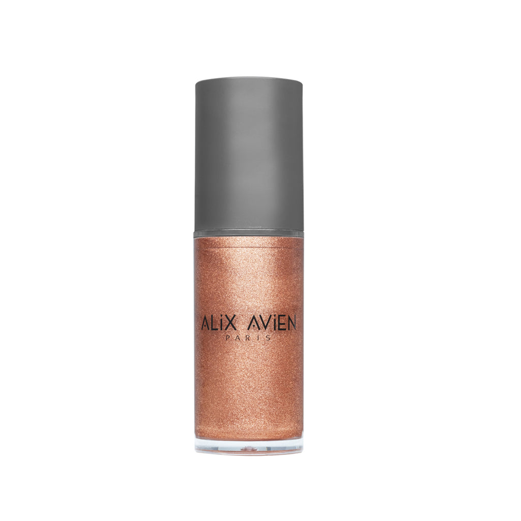 Alix Avien Addictive Glow Liquid Highlighter Face & Body - MIRRORED BRONZE