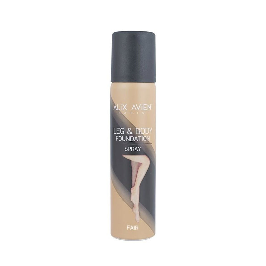 Alix Avien Leg and Body Foundation Spray - Conceals imperfections and evens out skin tone. Suitable for all skin types. Water-resistant and long-lasting.