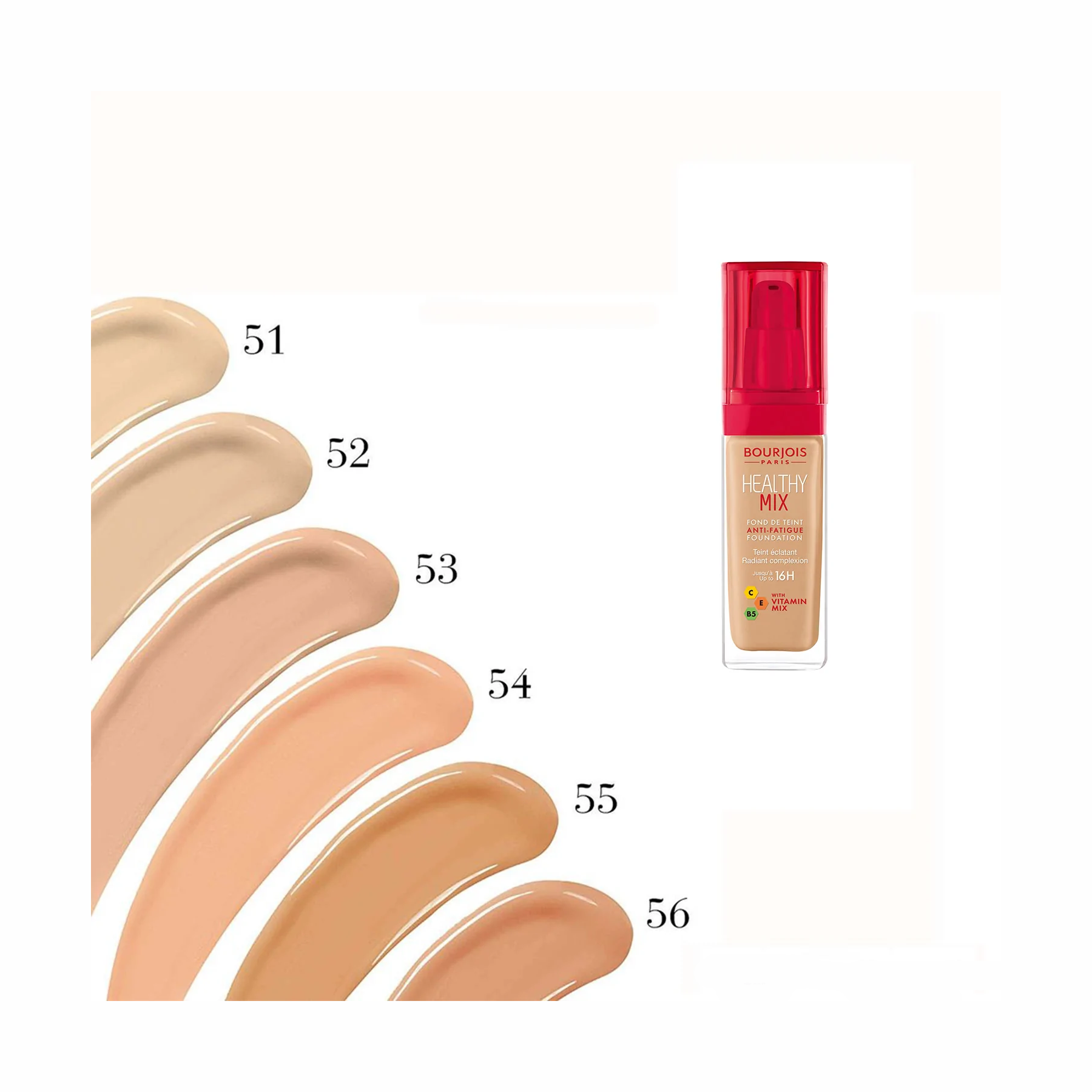 Bourjois Healthy Mix Foundation 30ml QasrJamal