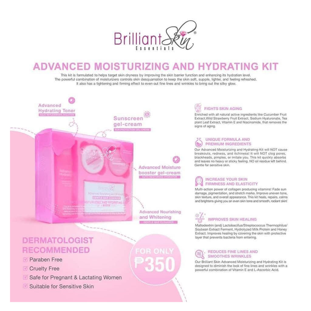 Brilliant Skin Advanced Moisturizing and Hydrating Kit