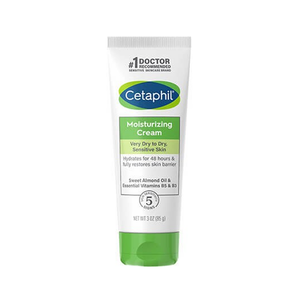 Cetaphil Moisturizing Cream Fragrance-Free - Trusted by dermatologists for 75 years. Provides 48-hour hydration and restores skin barrier. Ideal for very dry, sensitive skin.