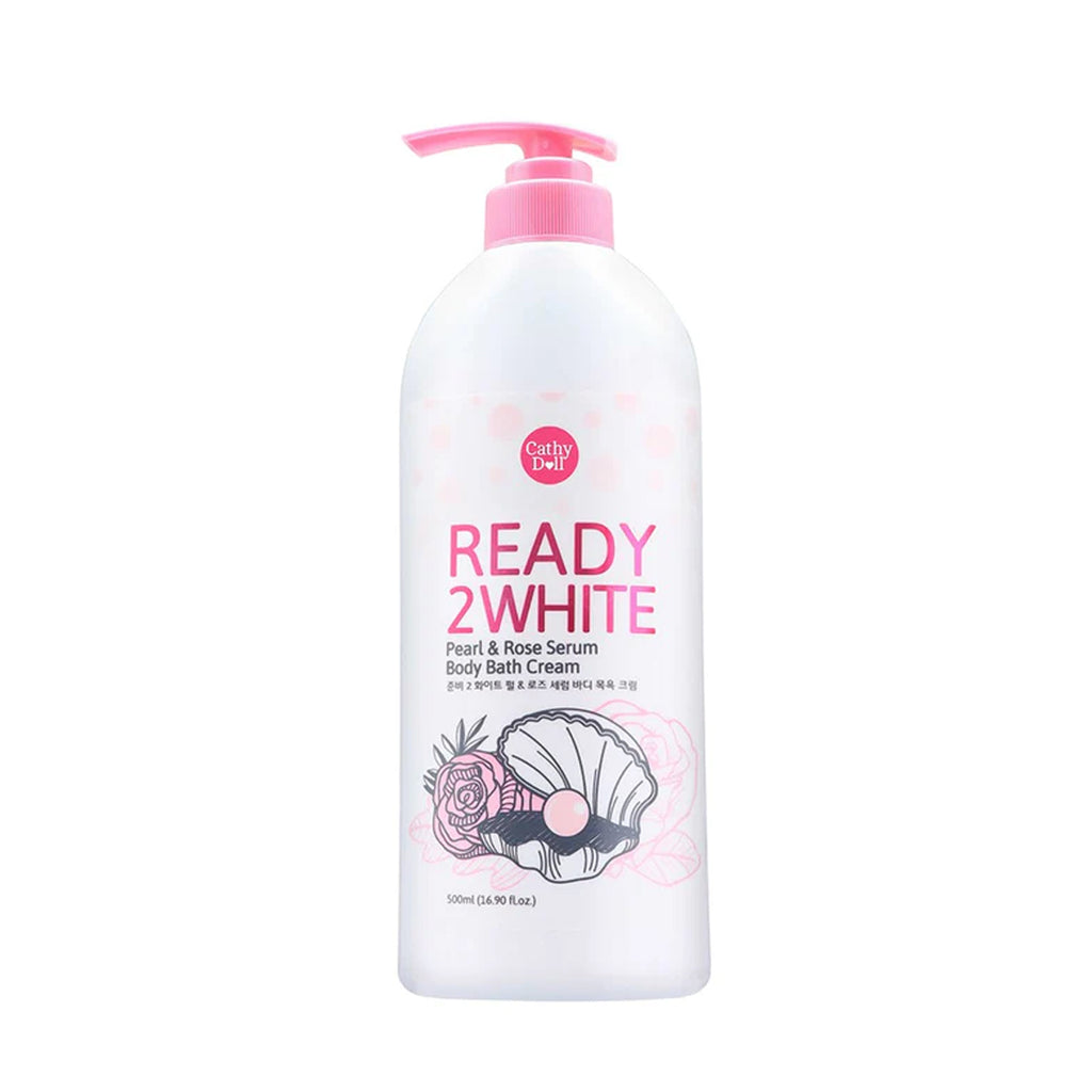 Cathy Doll Ready 2 White Pearl & Rose Serum Body Bath Cream - 500ML