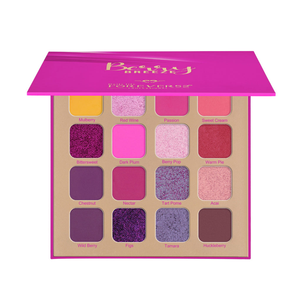Forever52 Daily Life 16 Color Eyeshadow Palette- Berry breeze