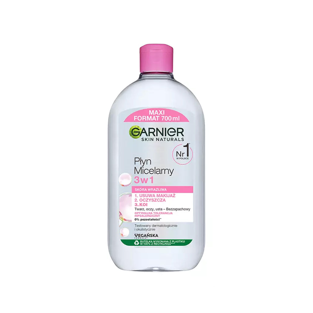 Garnier Skin Naturals Micellar water 3 in 1 - for Sensitive Skin Maxi Format 700ml