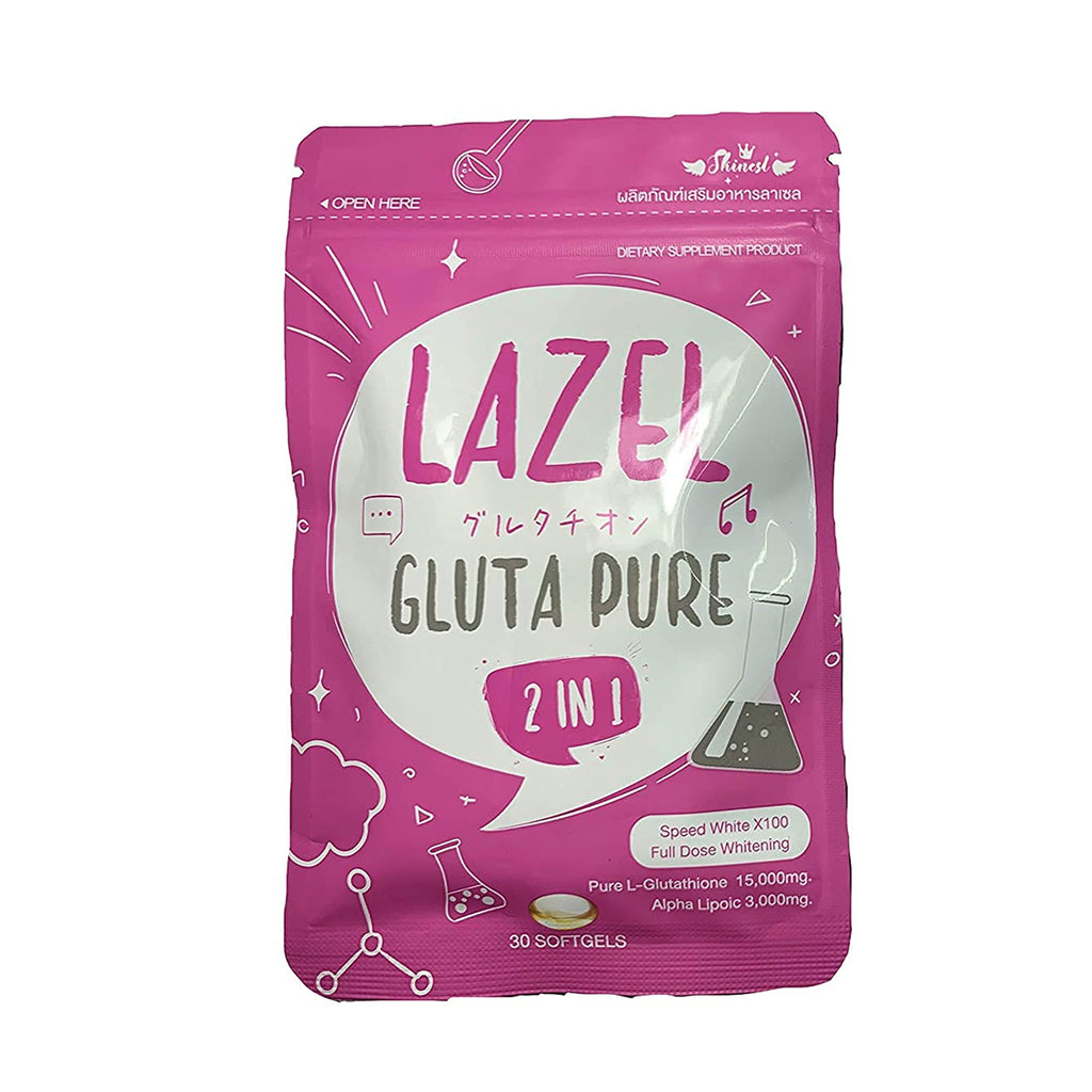Lazel Gluta Pure (2 in 1) Skin Whitening Capsules (30)