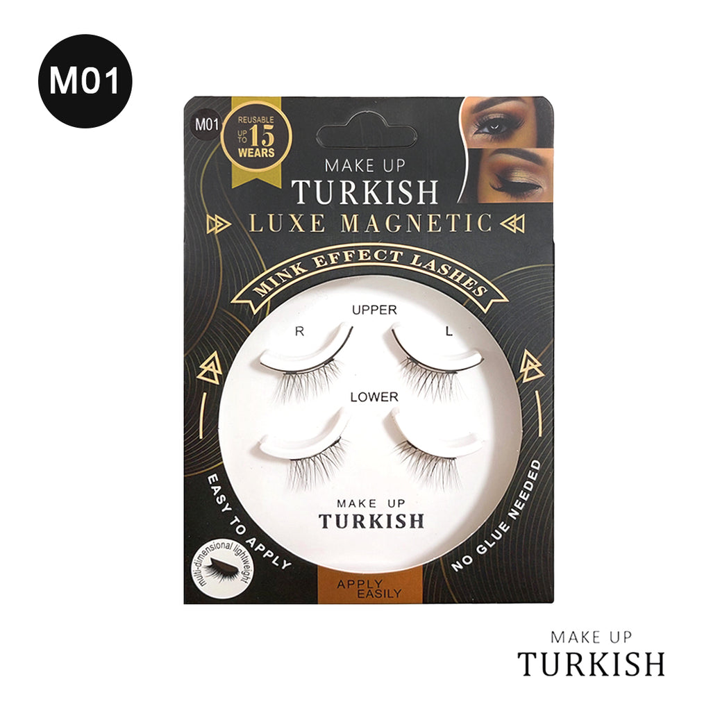 The Luxe Magnetic of Makeup Turkish Luxe Magnetic Mink Effect Eyelashes