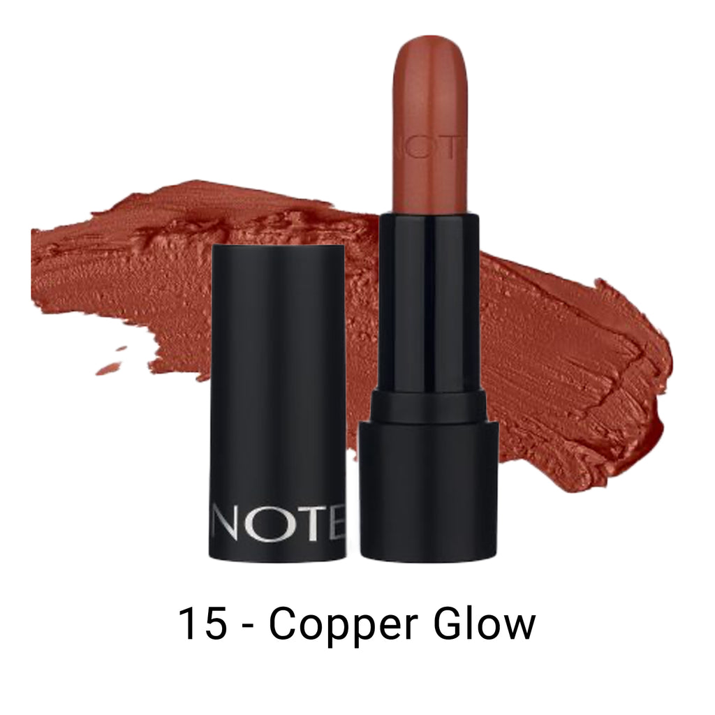 Note Cosmetics Long Wearing Lipstick Copper Glow 