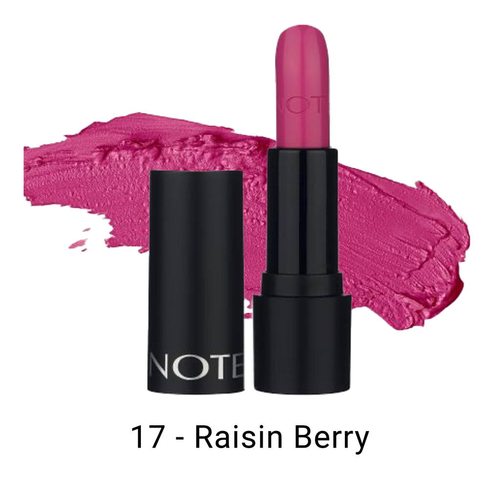 Note Cosmetics Long Wearing Lipstick Raisin Berry