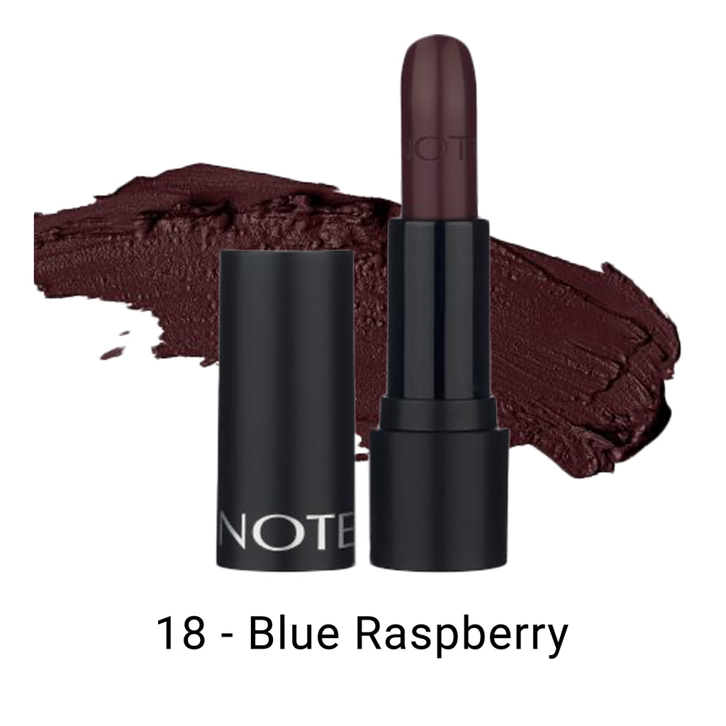 Note Cosmetics Long Wearing Lipstick Blue Raspberry