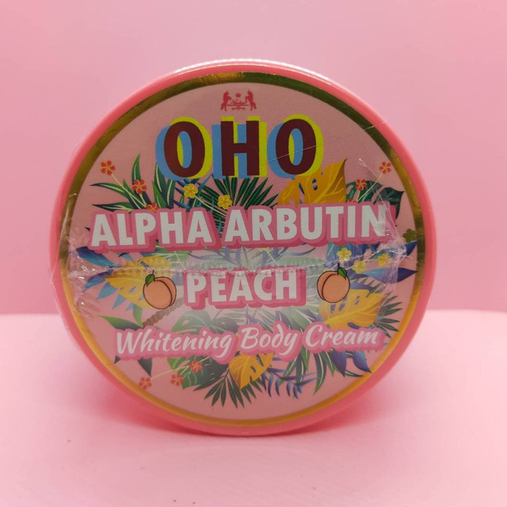 OHO Alpha Arbutin Peach Body Cream 300g