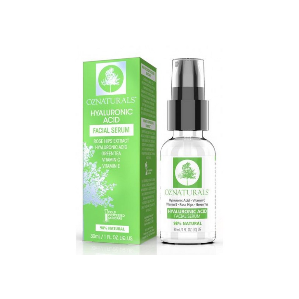OZNaturals Hyaluronic Acid Serum 30ml - Hydrating & Anti- Wrinkle Skin