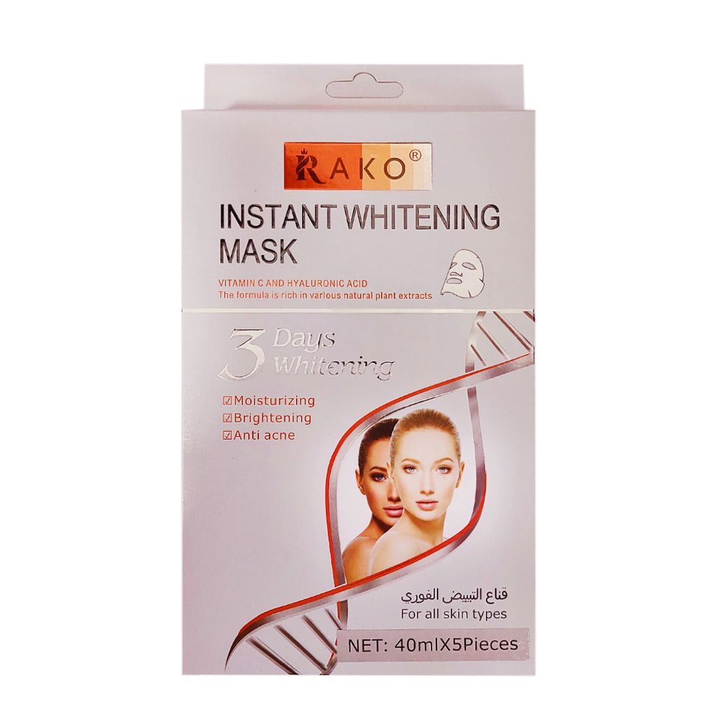Rako Instant Whitening Mask - 5 Pieces