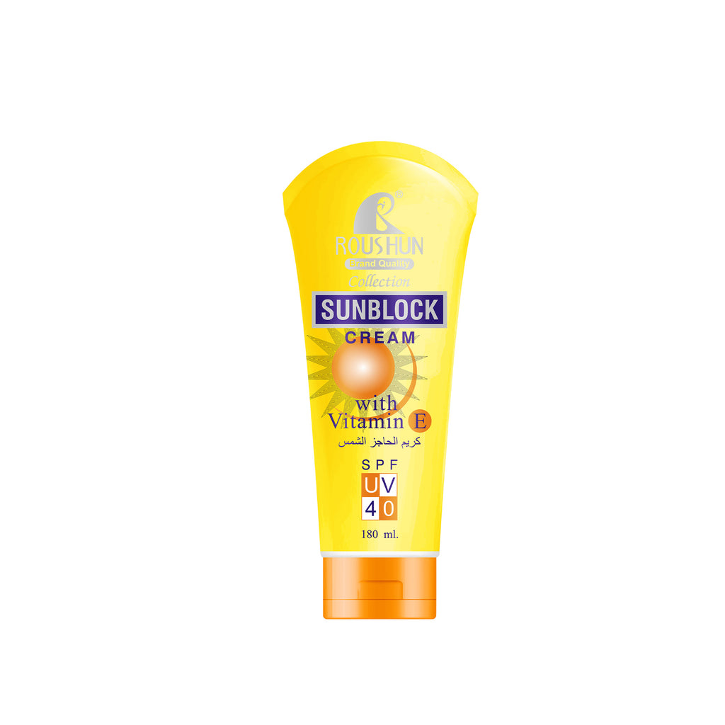 Roushun Sunblock Cream Vitamin E SPF 40 180ml