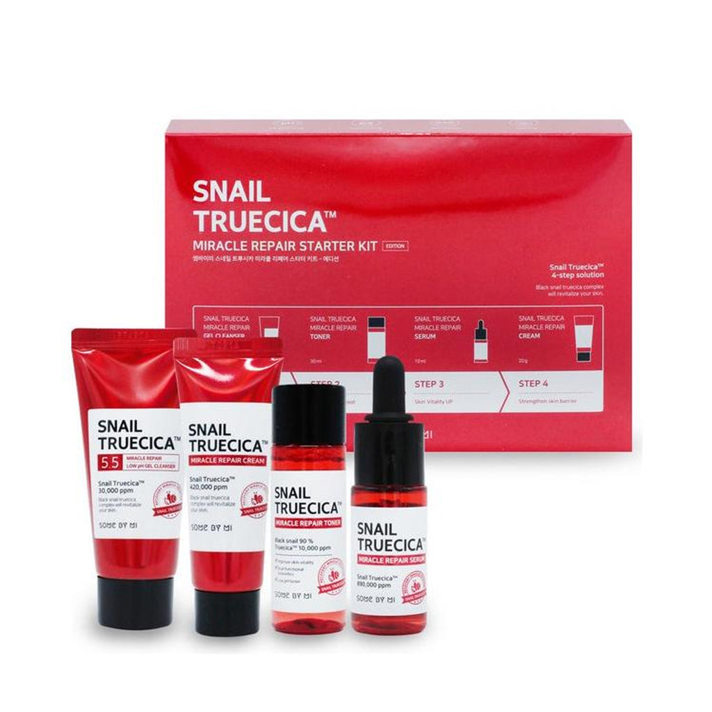 Some By Mi Snail Truecica Miracle Repair Starter Kit - Fades Acne Scars & Uneven Skin Tone