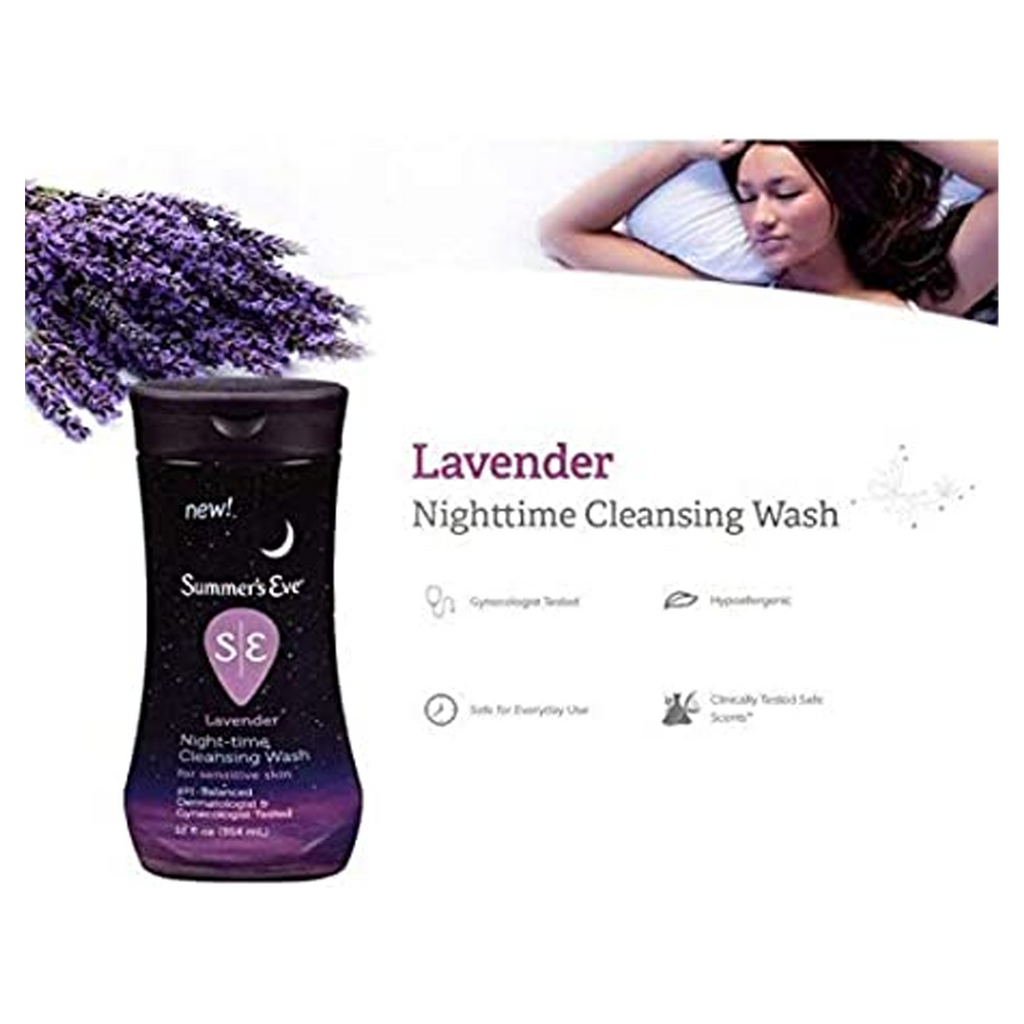 Summer’s Eve Lavender Night-Time Vaginal Cleansing Wash 