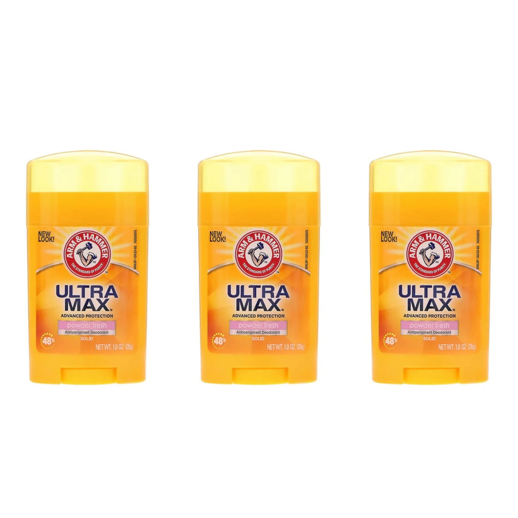 Arm & Hammer Ultra Max Powder Fresh Deodorant - Provides effective sweat and odor protection. Convenient stick for easy use. Suitable for all skin types.