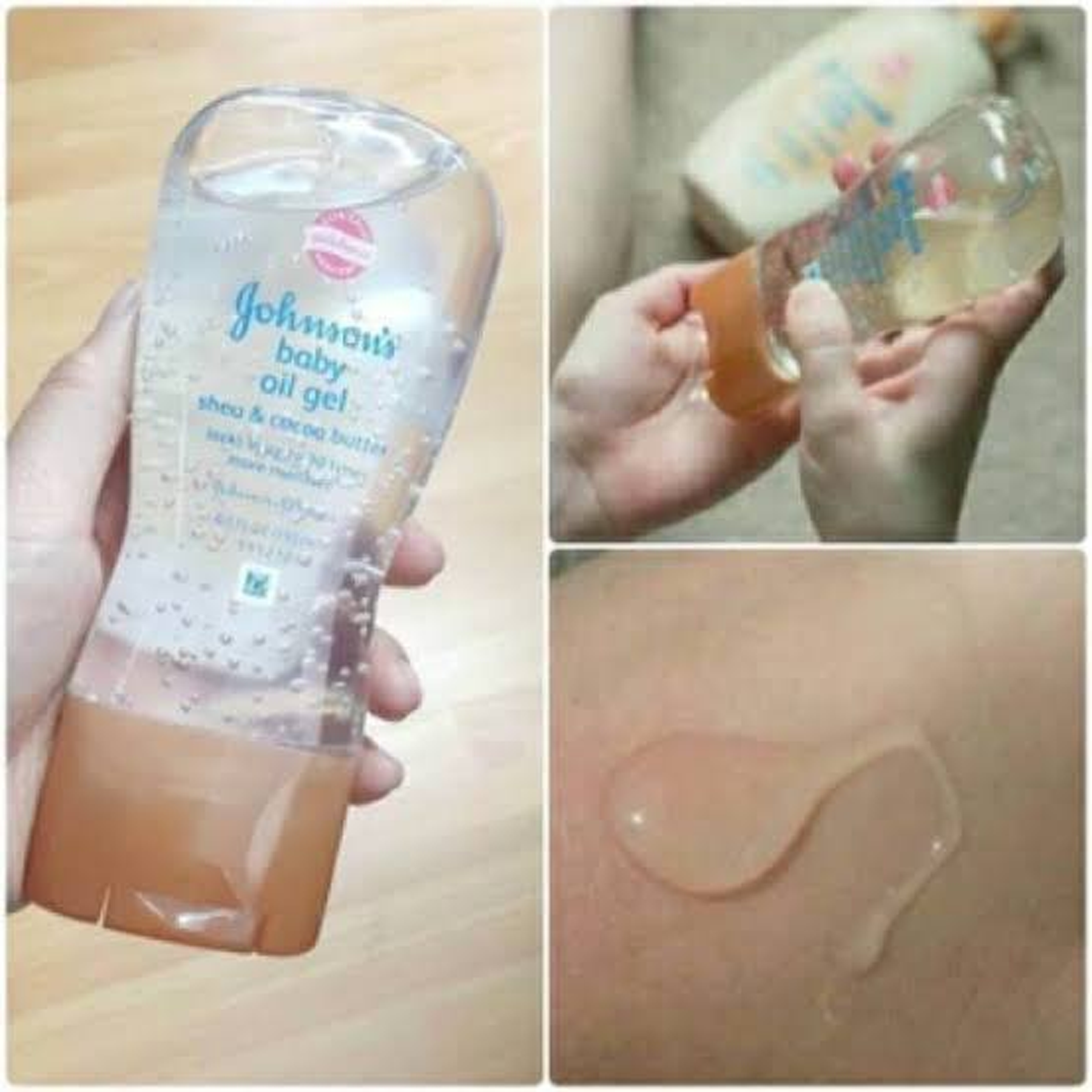 Johnsons shea hot sale & butter gel