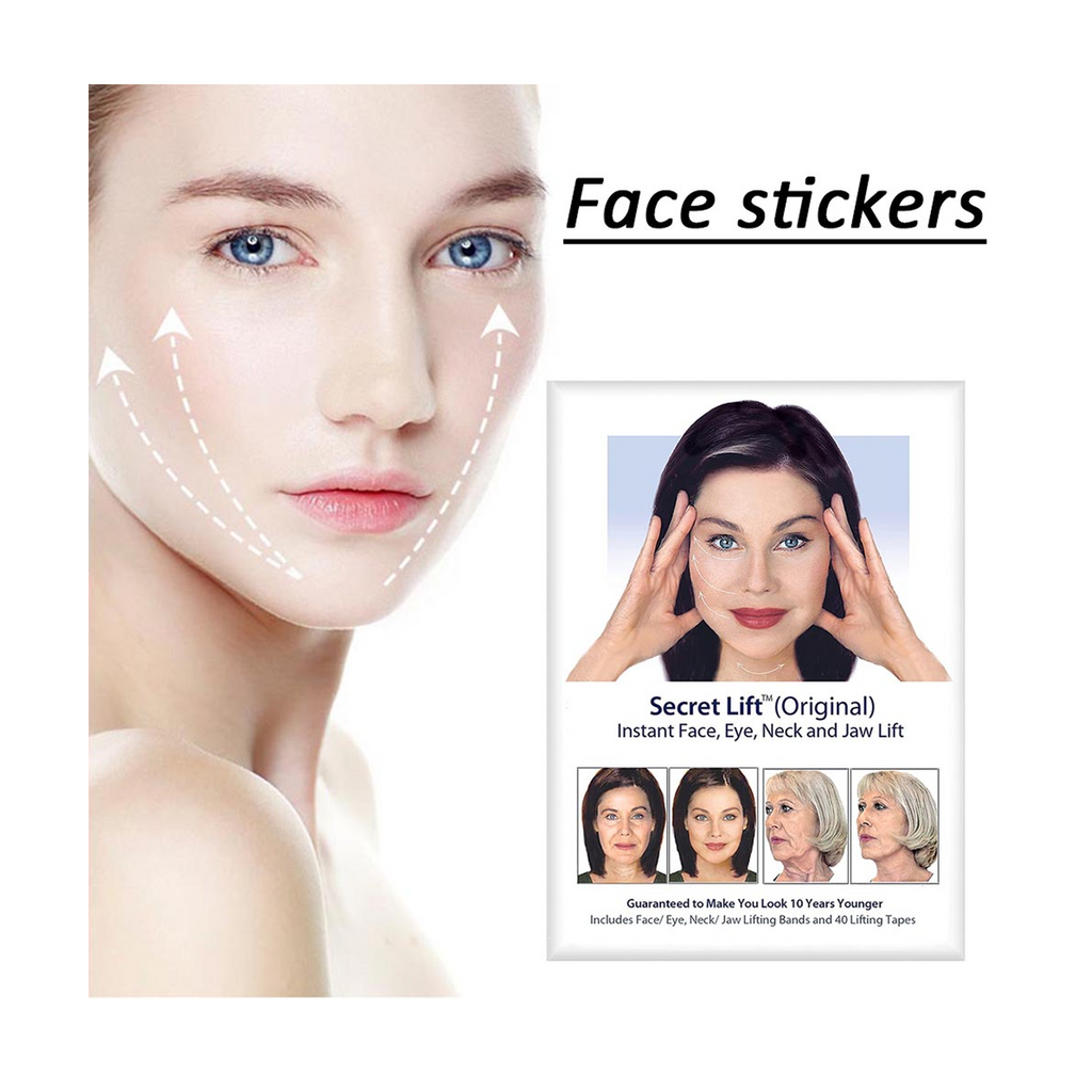 Secret Instant Face Eye Neck And Jaw Lift Tape - 40 Stickers